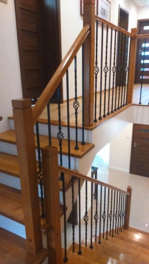 Forged metal balusters