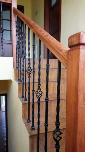 Forged metal balusters