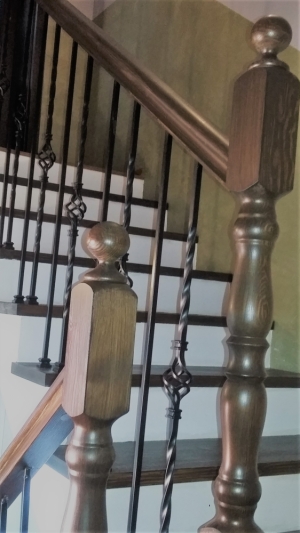 Forged metal balusters