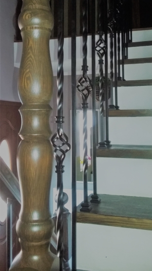 Forged metal balusters