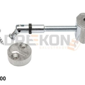 ZipBolt 13.900 Connector - mounting handrail to post at an angle