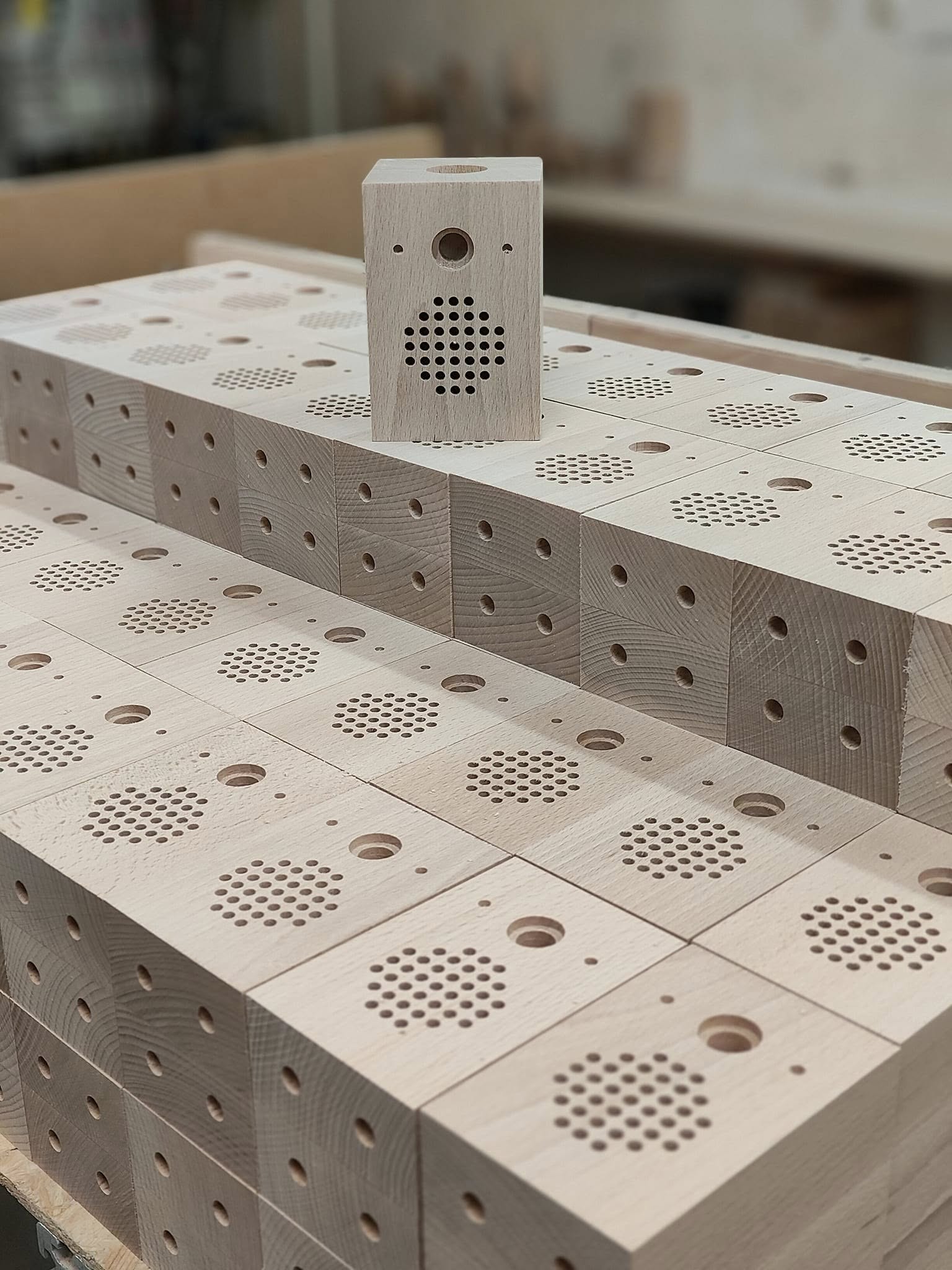 Production of wooden elements according to the client's design